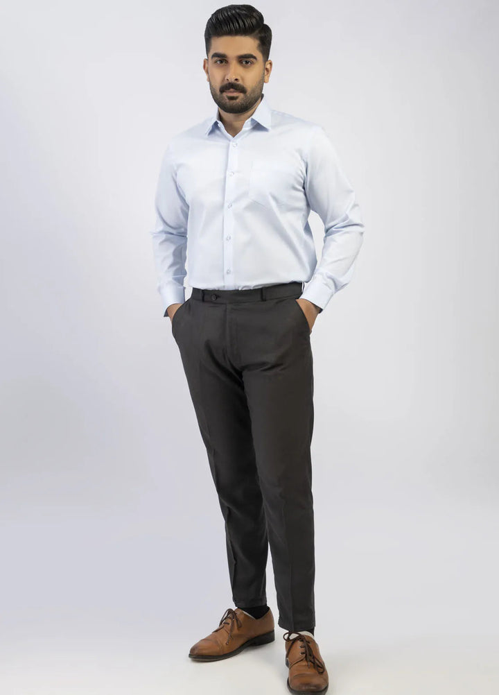 Lamorado Cotton Formal Men Shirt - Light Blue Formal Pure Cotton