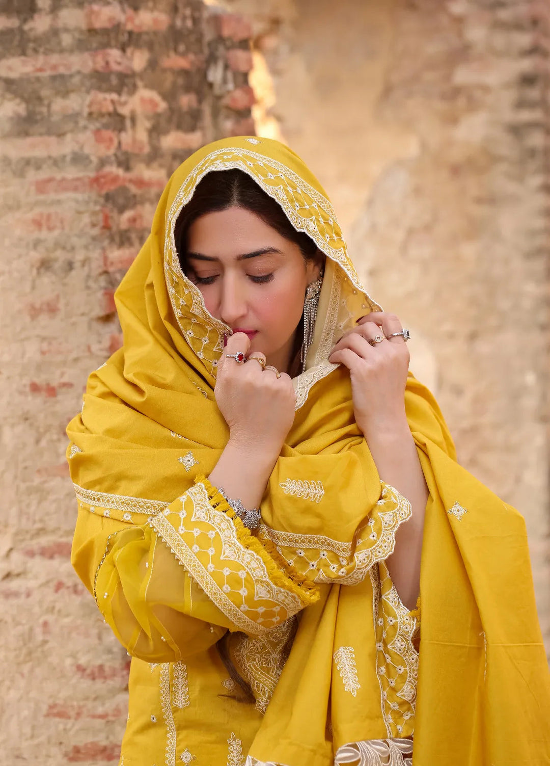 Lamorado Embroidered Lawn Suits Unstitched 3 Piece LMD25UC LWSU-25CK306 - Summer Collection