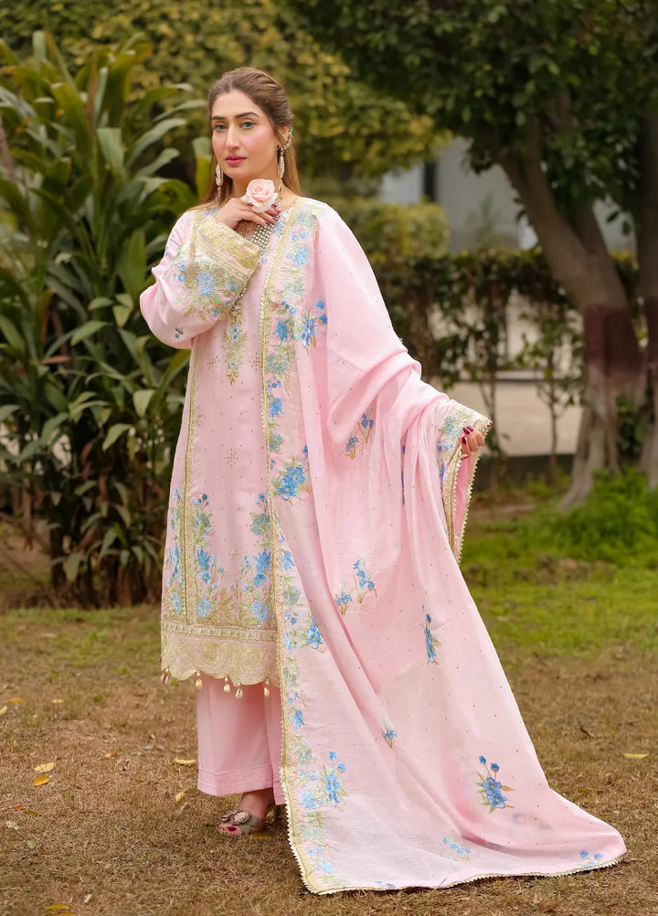 Lamorado Embroidered Swiss Cotton Suits Unstitched 4 Piece LMD25UF LWSU-25FE308 - Festive Collection