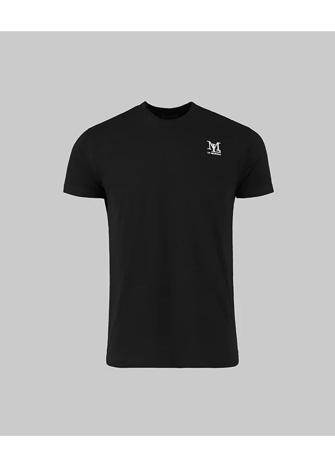 Lamorado Cotton Casual T-Shirt for Mens -  LMD22M Round Neck T-Shirt Black
