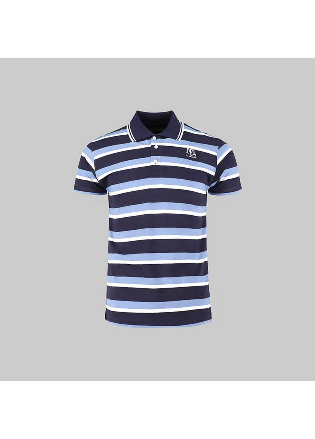 Lamorado Cotton Casual Mens Polo -  LMD22M Striped Polo Shirt