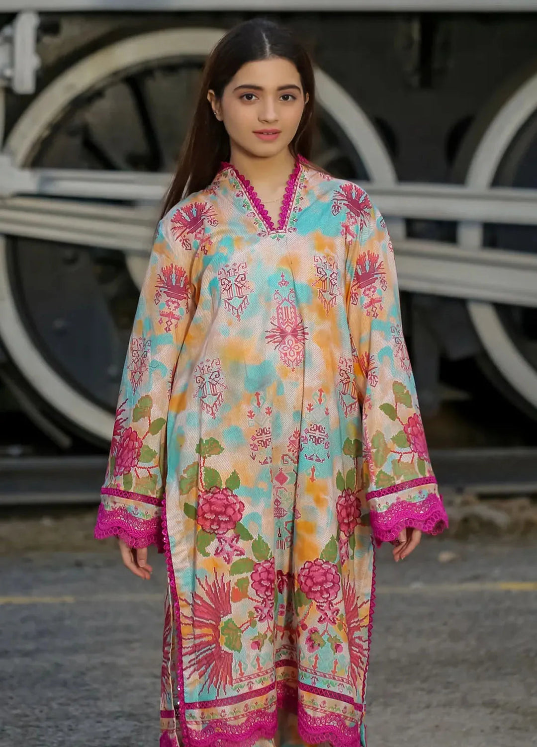 Lamorado Printed Lawn Suit Unstitched 2 Piece LMD25LP LWSU-25P201 - Summer Collection