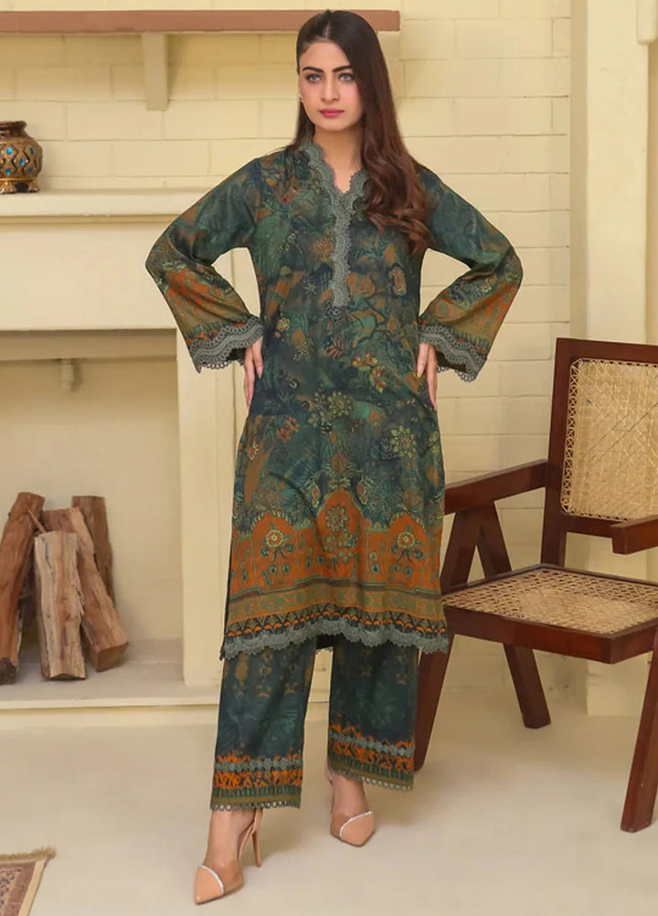 Lamorado Printed Lawn Suit Unstitched 2 Piece LMD25LP LWSU-25P203 - Summer Collection
