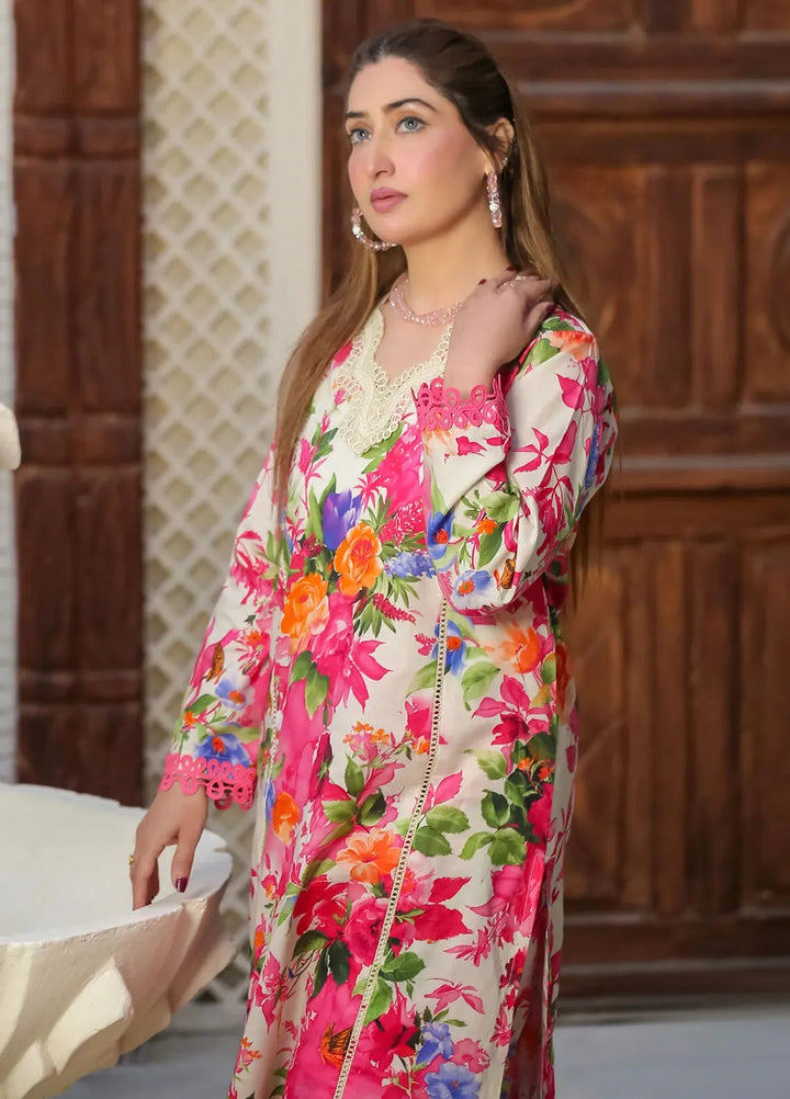 Lamorado Printed Lawn Suit Unstitched 2 Piece LMD25LP LWSU-25P208 - Summer Collection