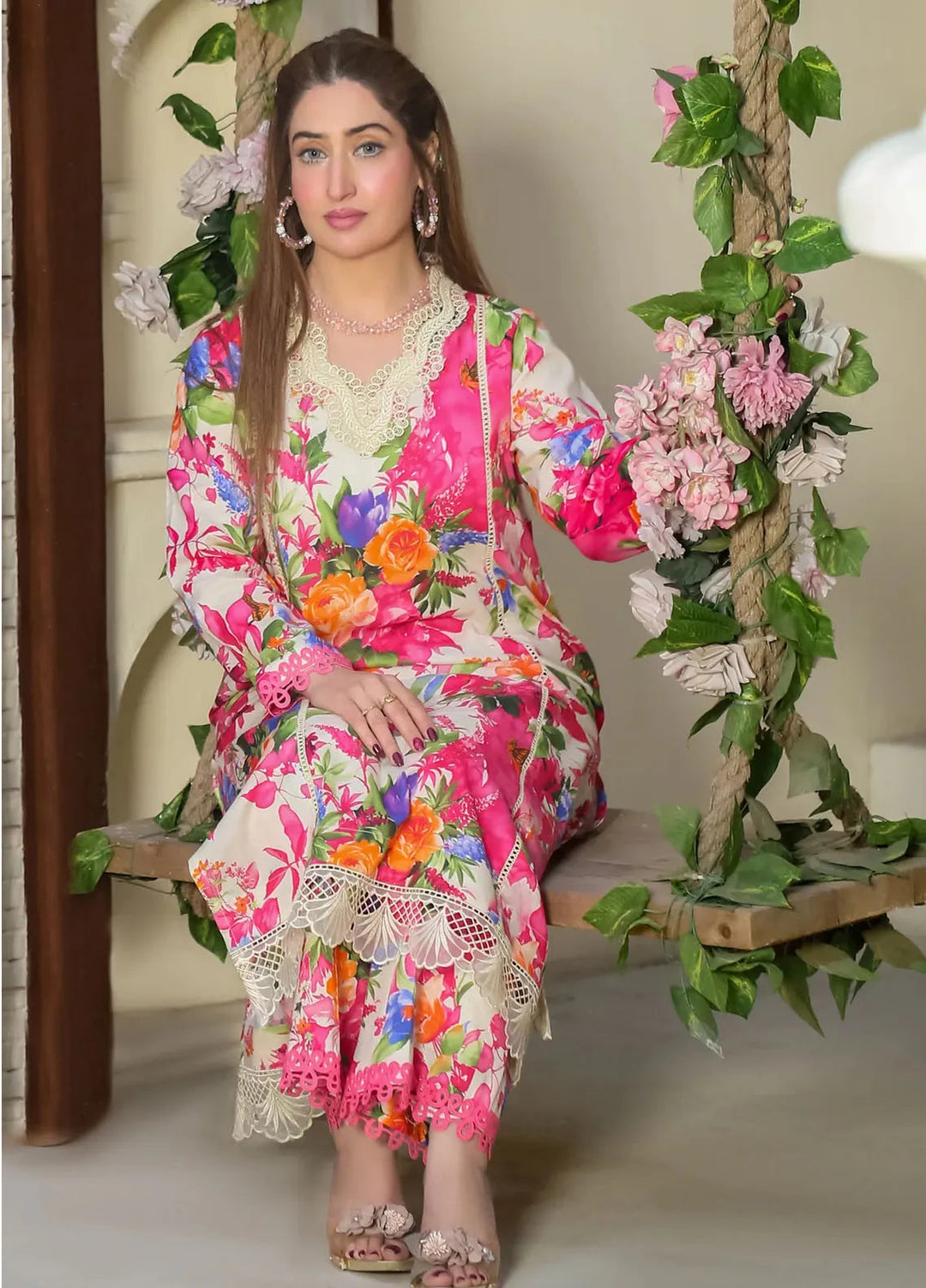 Lamorado Printed Lawn Suit Unstitched 2 Piece LMD25LP LWSU-25P208 - Summer Collection