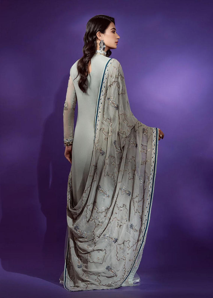 Lamour By Emaan Adeel Embroidered Chiffon Suits Unstitched 3 Piece EA22L LR-03 - Luxury Collection