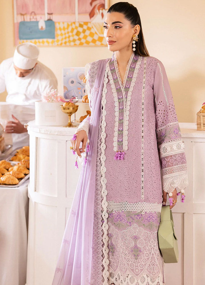 Lamour by Saad Shaikh Embroidered Lawn Suit Unstitched 3 Piece SSK24L Azura - Summer Collection