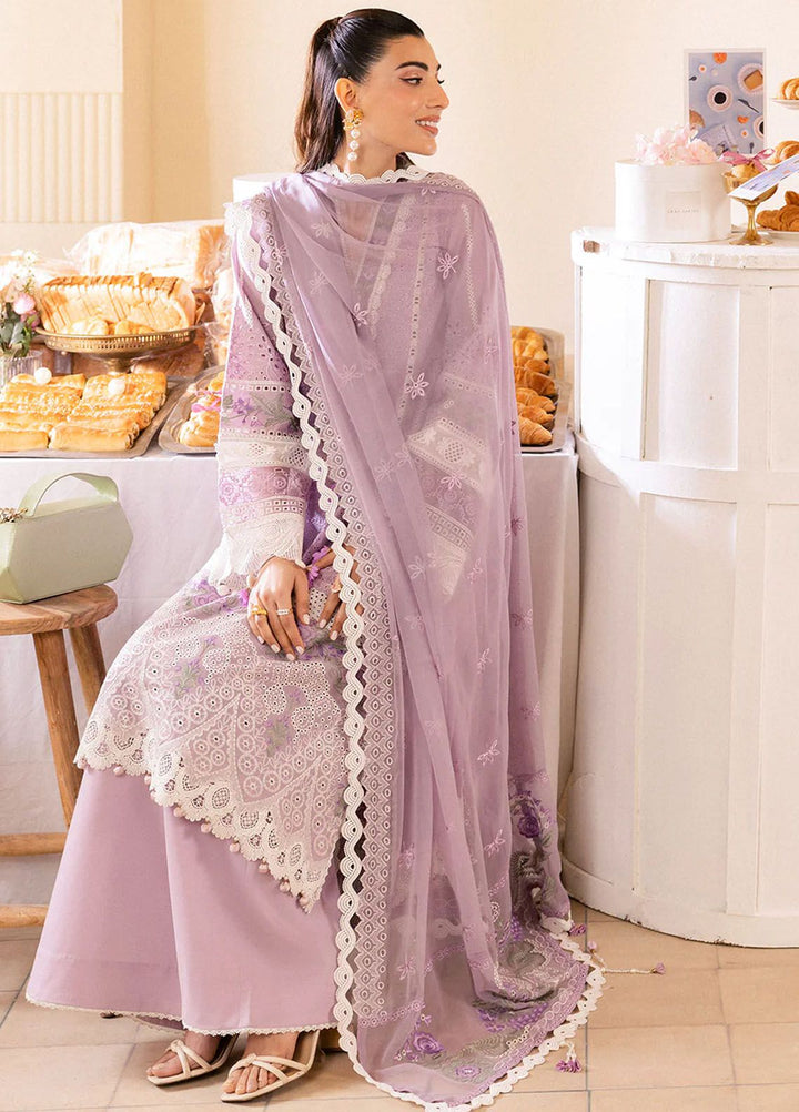 Lamour by Saad Shaikh Embroidered Lawn Suit Unstitched 3 Piece SSK24L Azura - Summer Collection