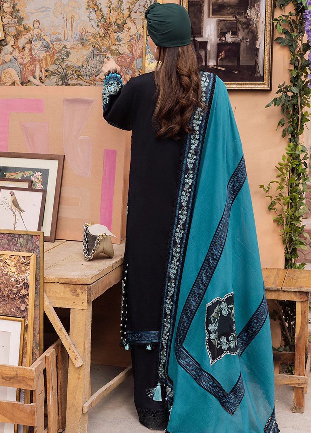 Lamour by Saad Shaikh Embroidered Lawn Suit Unstitched 3 Piece SSK24L Reh - Summer Collection