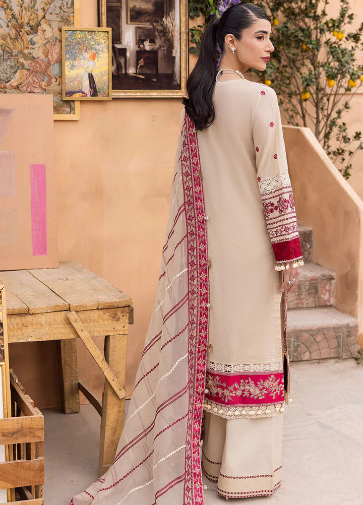 Lamour by Saad Shaikh Embroidered Lawn Suit Unstitched 3 Piece SSK24L Zena - Summer Collection