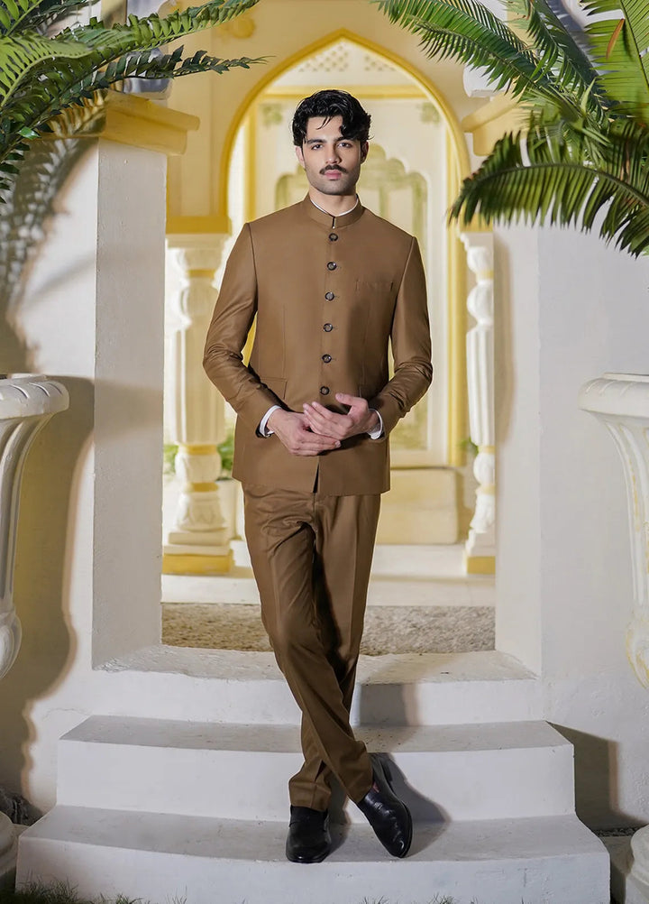 Lapel Tropical Formal Men Prince Suit - Blanc