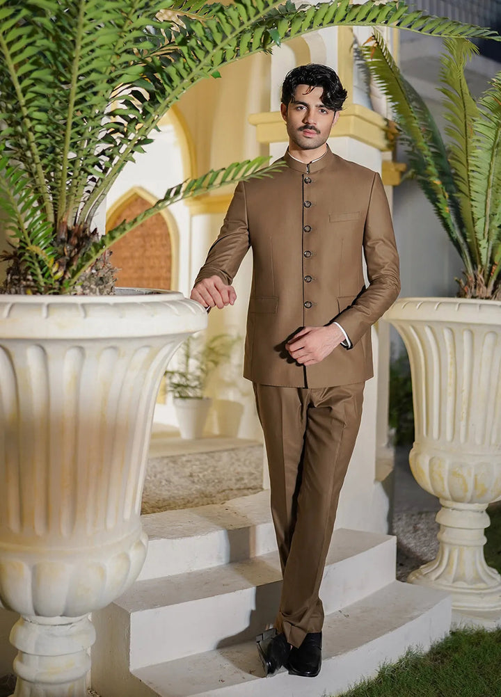 Lapel Tropical Formal Men Prince Suit - Blanc