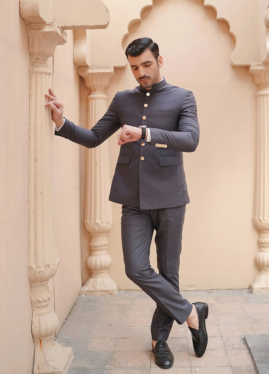 Lapel Tropical Formal Men Prince Suit - Louis