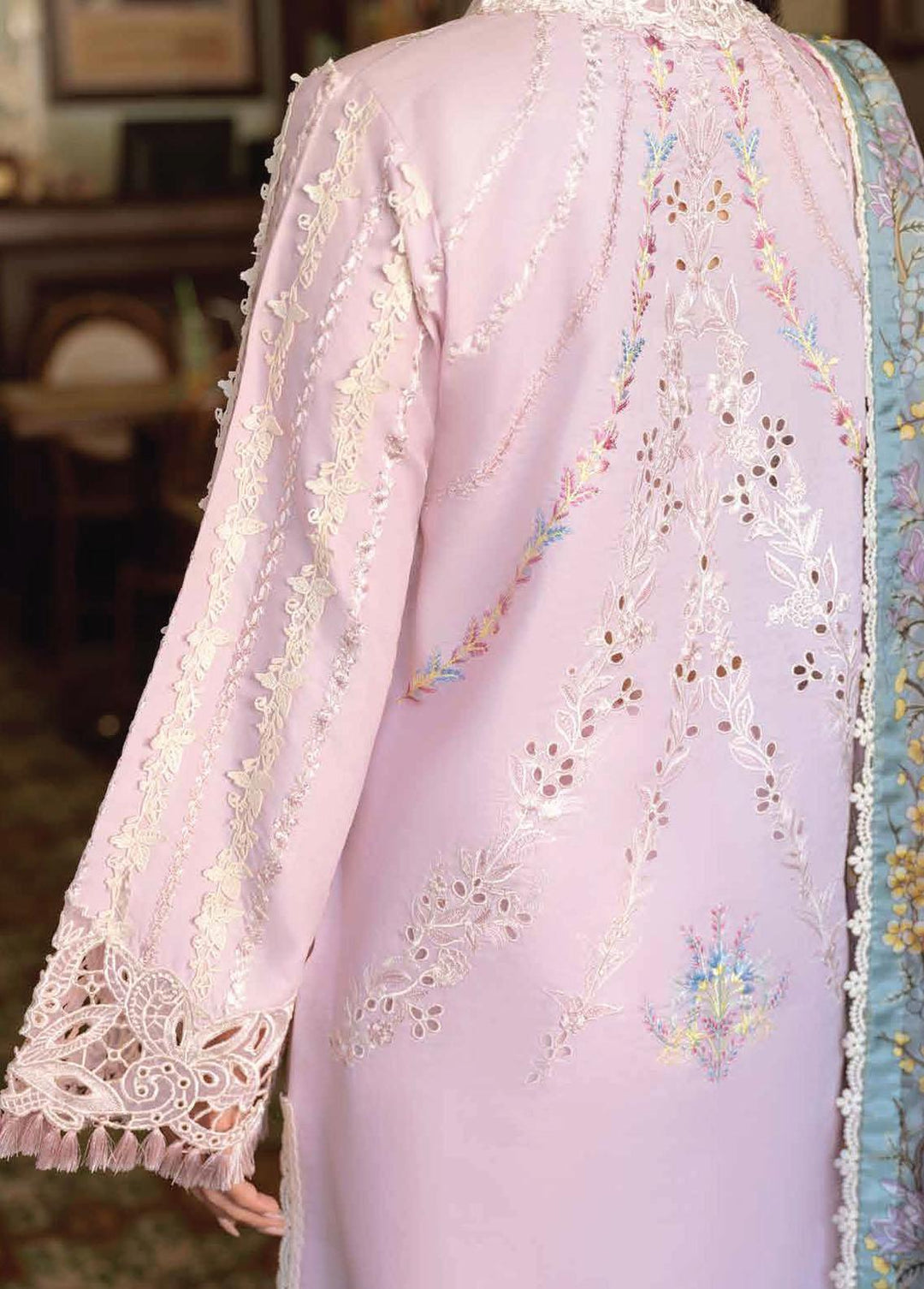 Lawana by Mushq Embroidered Lawn Suits Unstitched 3 Piece MQ23L MSL-23-01 Amara - Spring / Summer Collection