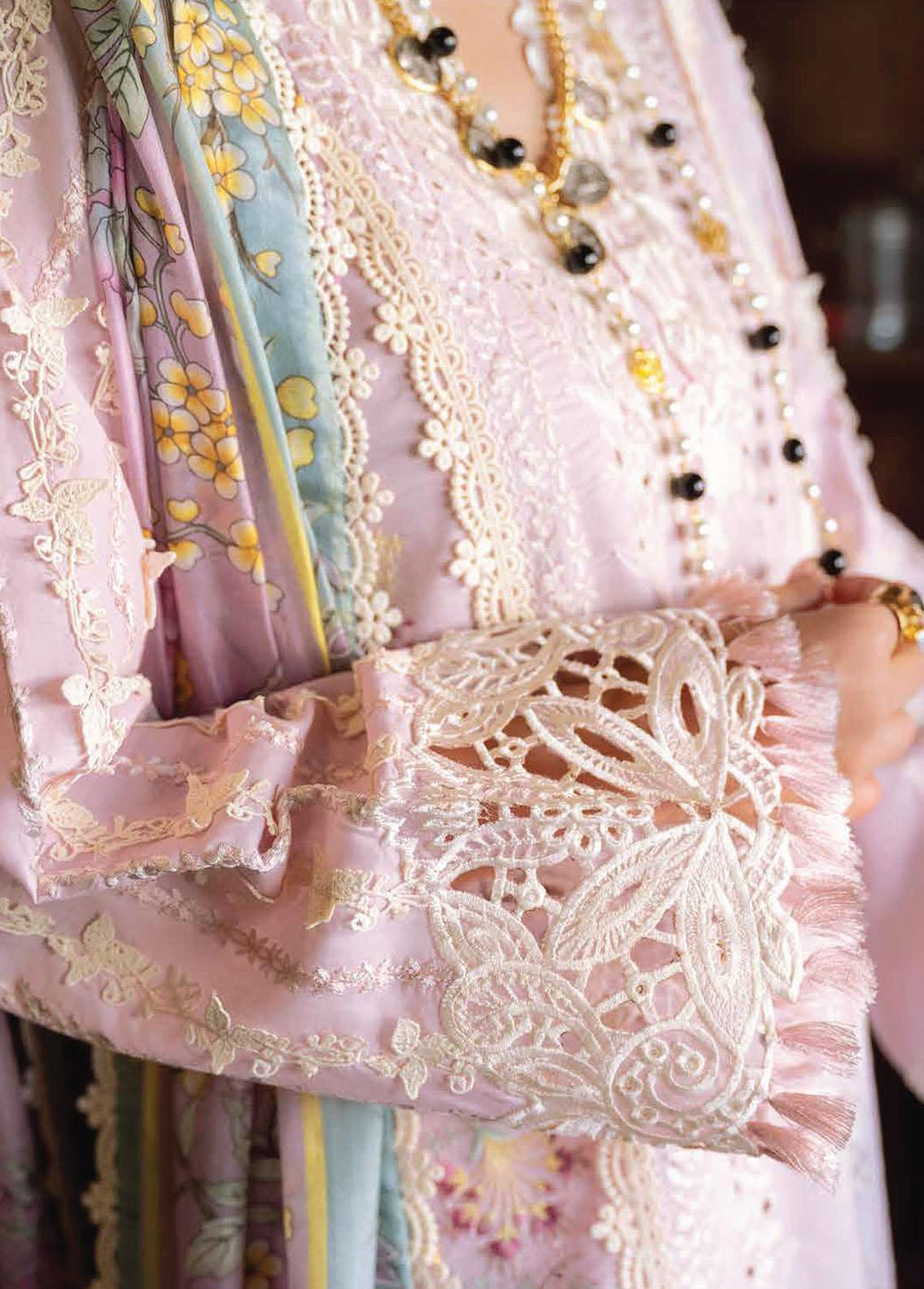 Lawana by Mushq Embroidered Lawn Suits Unstitched 3 Piece MQ23L MSL-23-01 Amara - Spring / Summer Collection