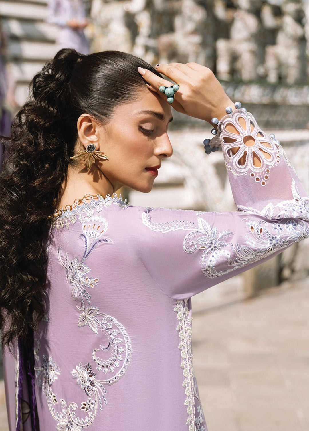 Lawana by Mushq Embroidered Lawn Suits Unstitched 3 Piece MQ23L MSL-23-03 Dao - Spring / Summer Collection