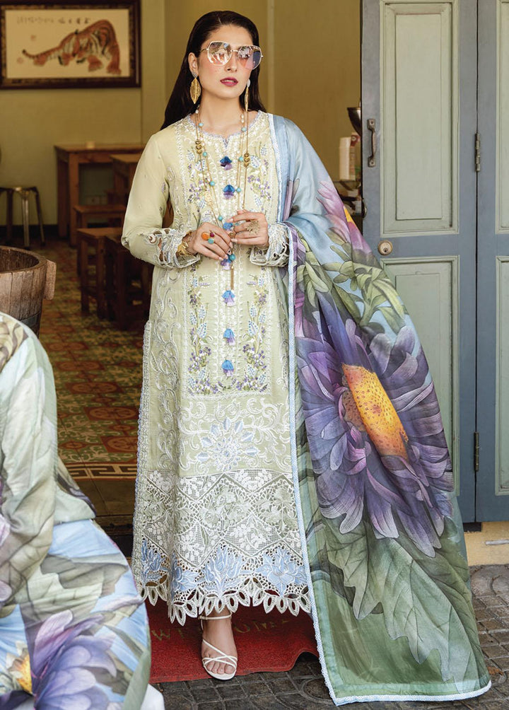 Lawana by Mushq Embroidered Lawn Suits Unstitched 3 Piece MQ23L MSL-23-04 Emon - Spring / Summer Collection