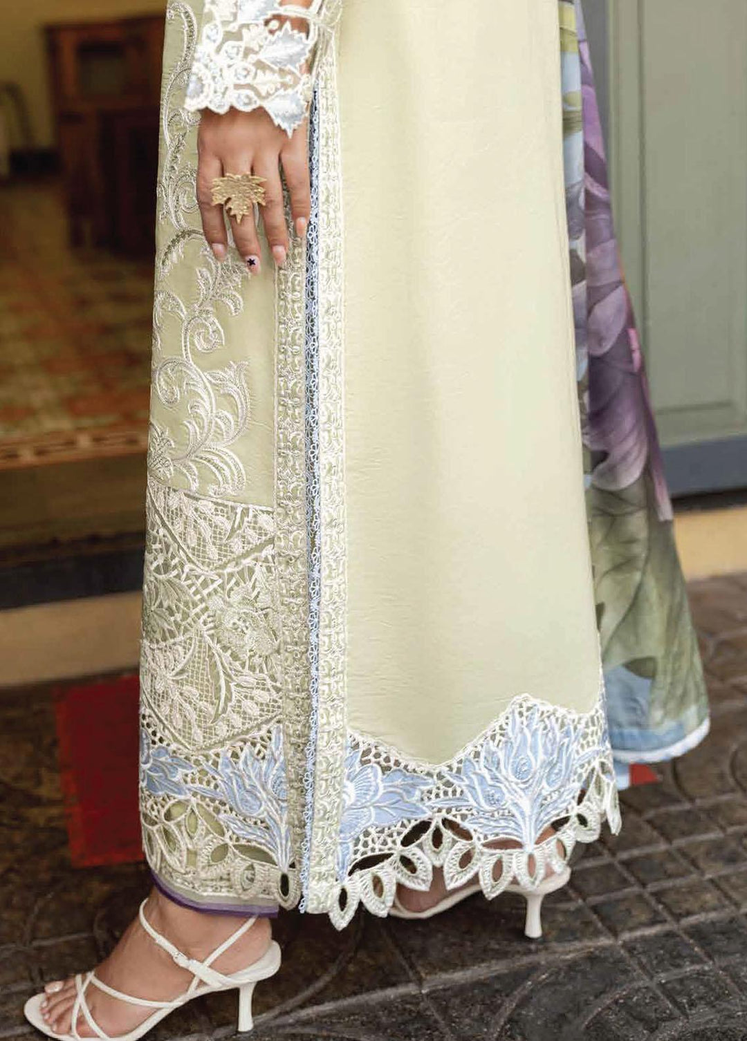 Lawana by Mushq Embroidered Lawn Suits Unstitched 3 Piece MQ23L MSL-23-04 Emon - Spring / Summer Collection