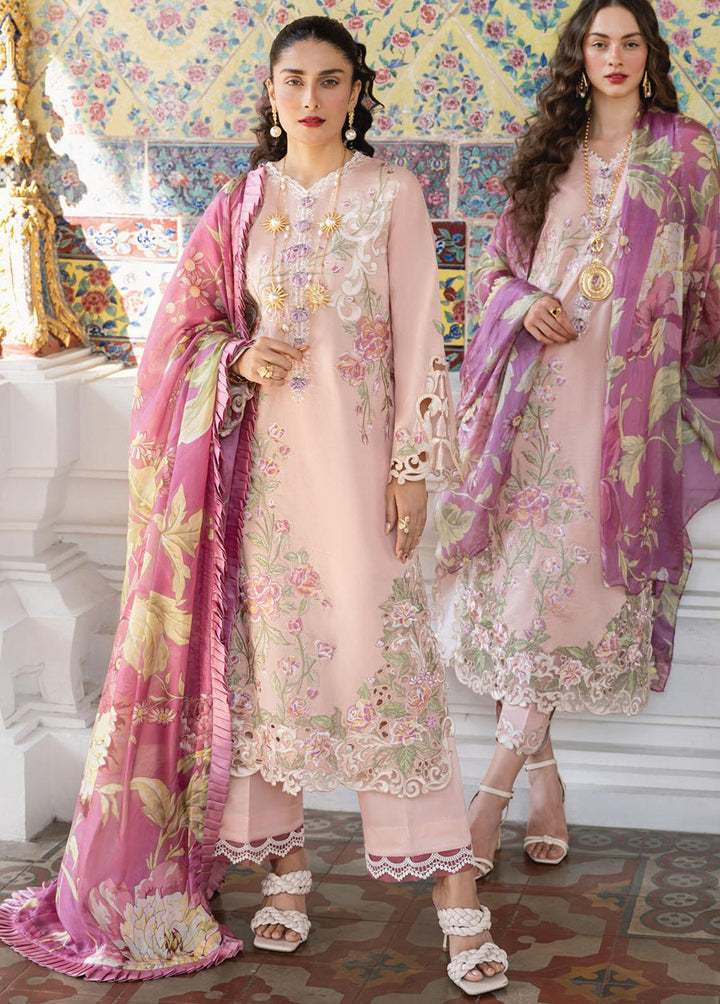 Lawana by Mushq Embroidered Lawn Suits Unstitched 3 Piece MQ23L MSL-23-05 Fatihah - Spring / Summer Collection