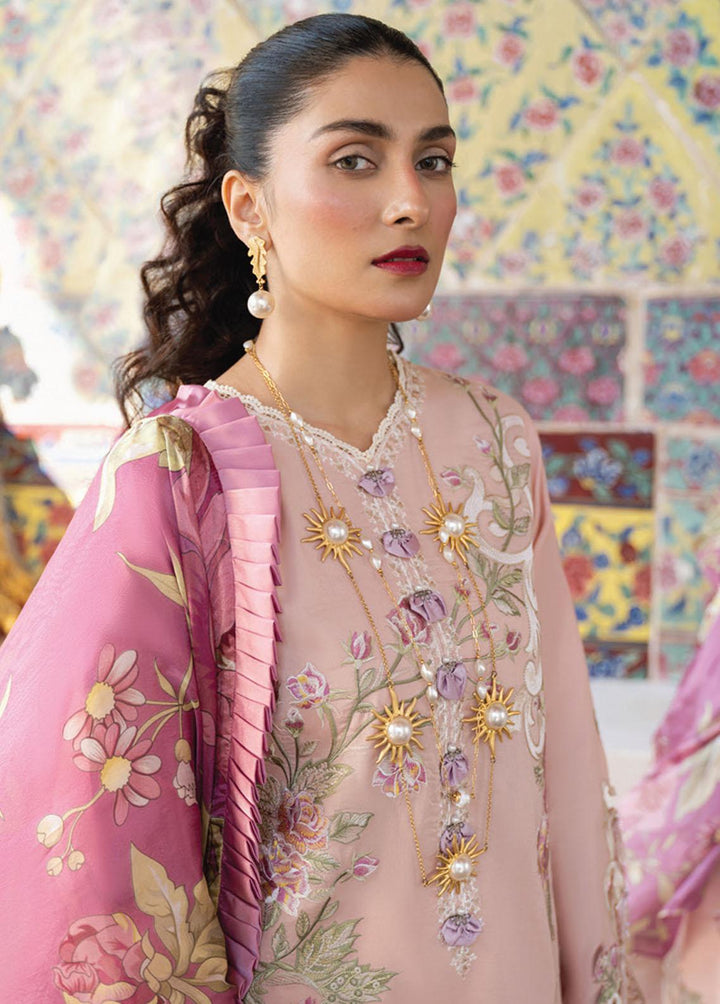 Lawana by Mushq Embroidered Lawn Suits Unstitched 3 Piece MQ23L MSL-23-05 Fatihah - Spring / Summer Collection