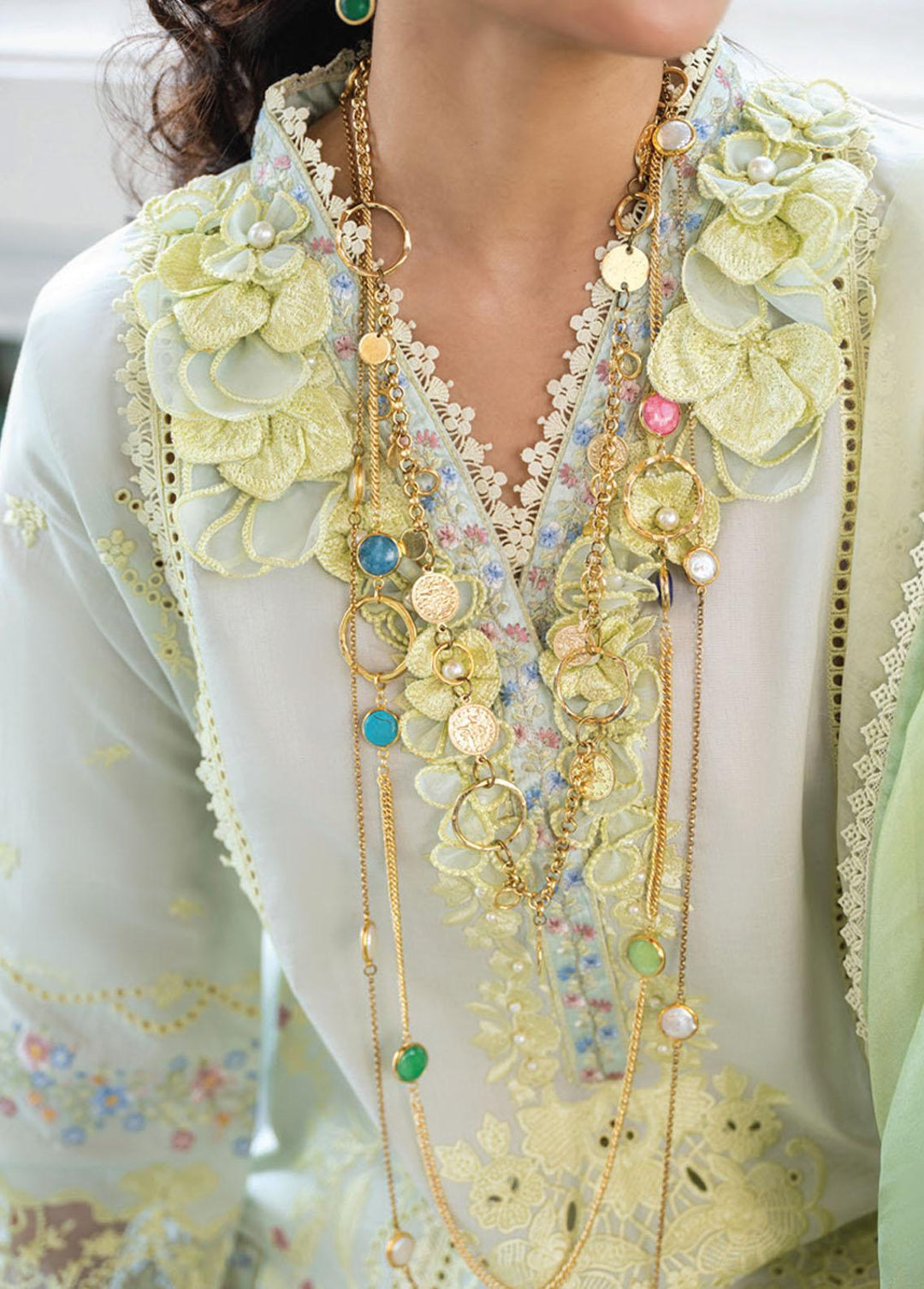 Lawana by Mushq Embroidered Lawn Suits Unstitched 3 Piece MQ23L MSL-23-07 Kamon - Spring / Summer Collection