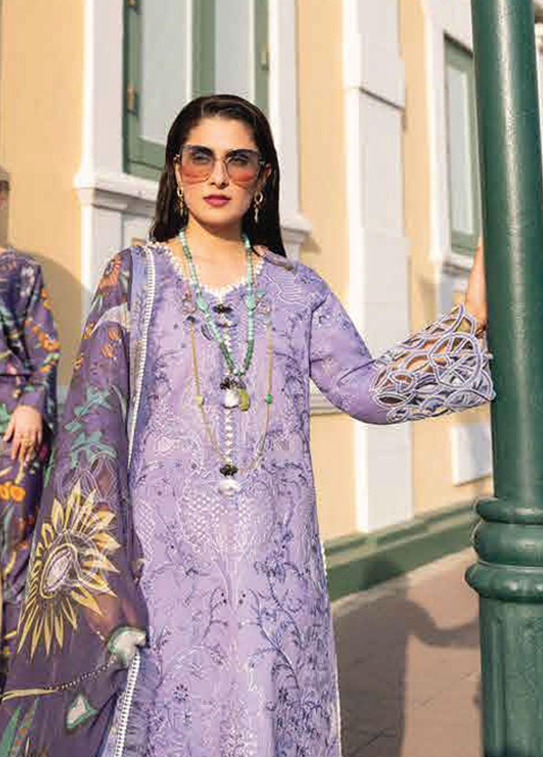 Lawana by Mushq Embroidered Lawn Suits Unstitched 3 Piece MQ23L MSL-23-09 Ariya - Spring / Summer Collection