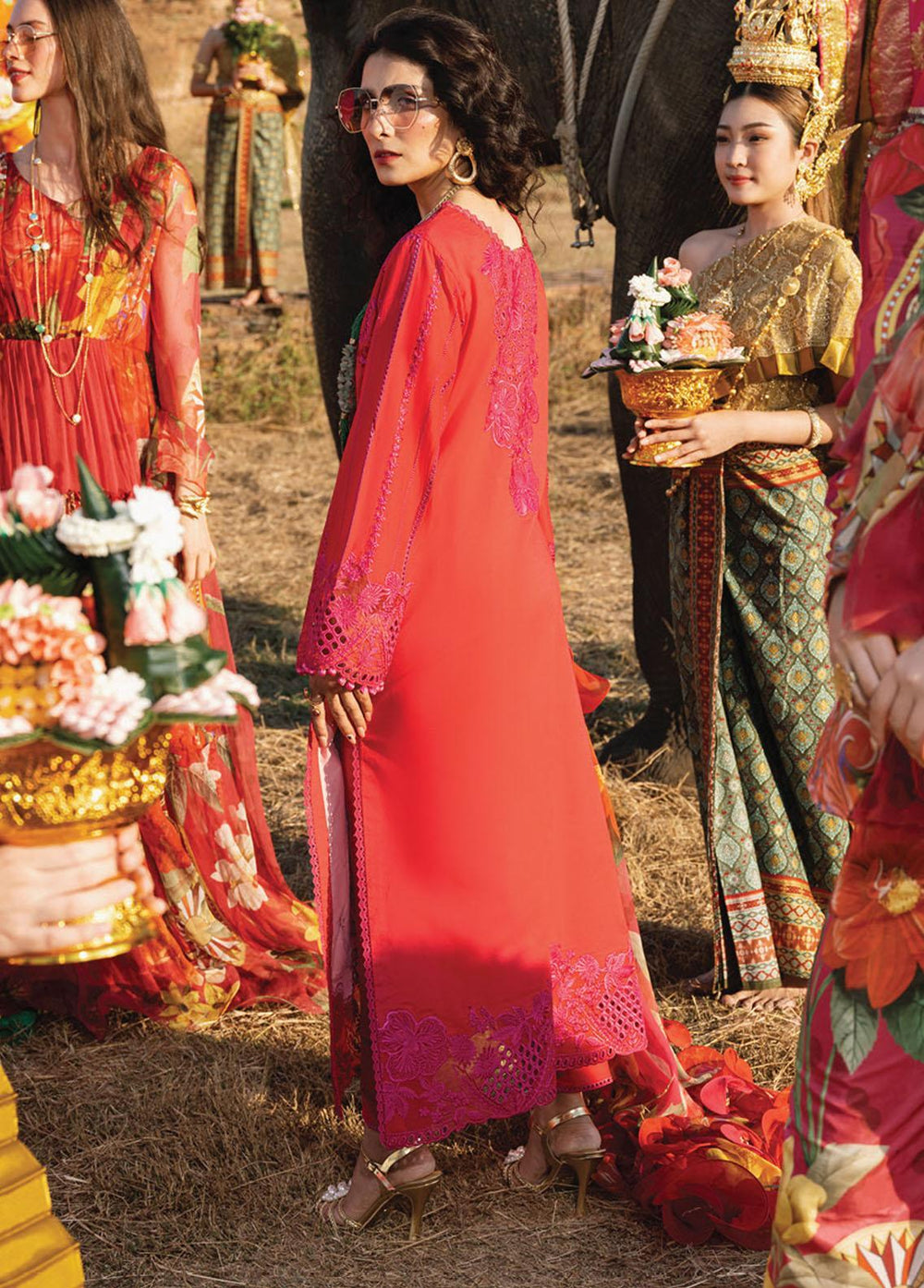 Lawana by Mushq Embroidered Lawn Suits Unstitched 3 Piece MQ23L MSL-23-10 Mai - Spring / Summer Collection
