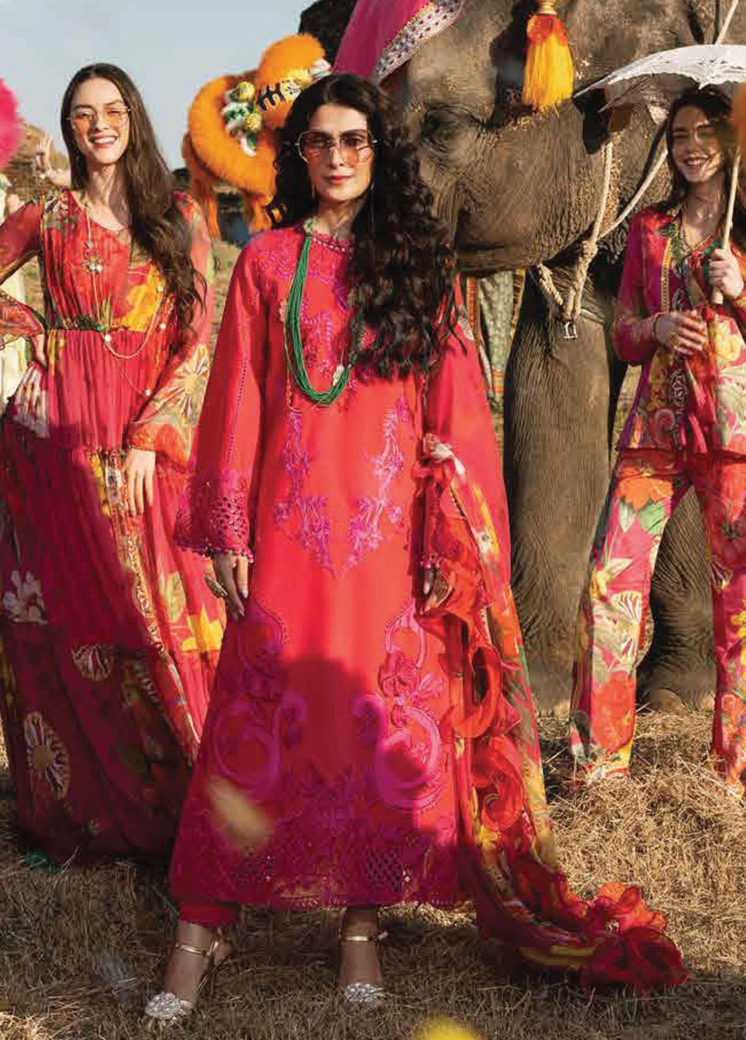 Lawana by Mushq Embroidered Lawn Suits Unstitched 3 Piece MQ23L MSL-23-10 Mai - Spring / Summer Collection