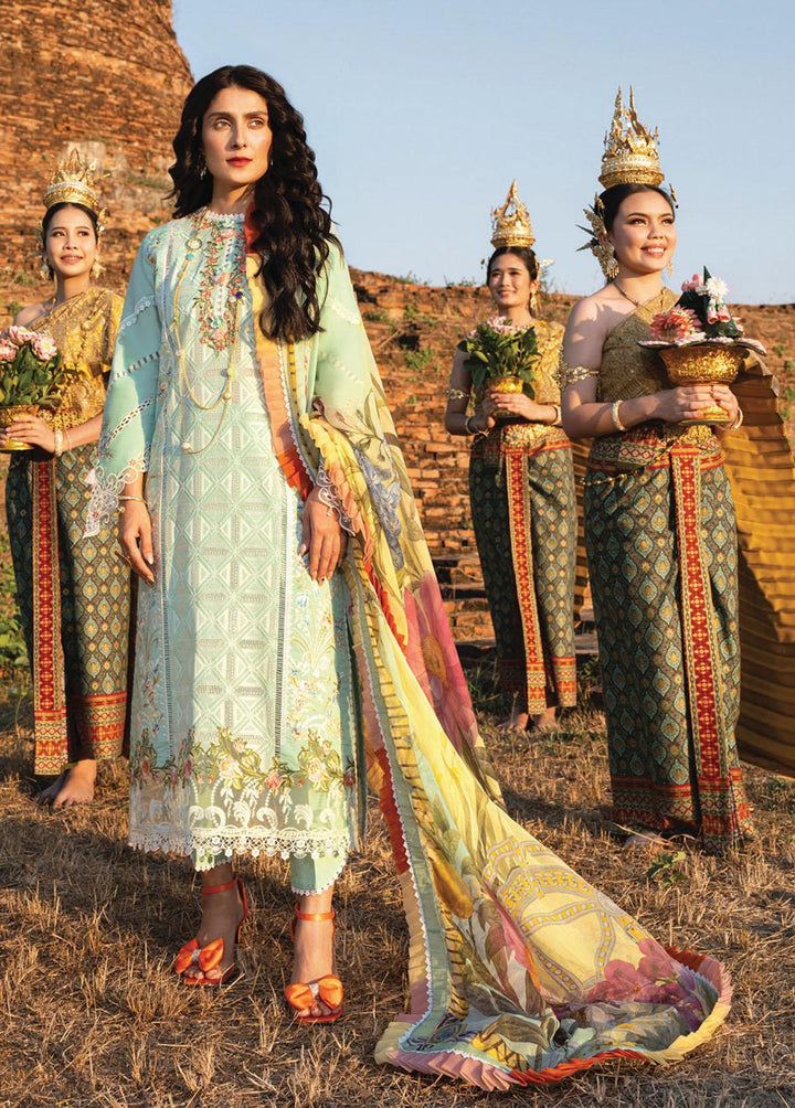 Lawana by Mushq Embroidered Lawn Suits Unstitched 3 Piece MQ23L MSL-23-11 Parinya - Spring / Summer Collection