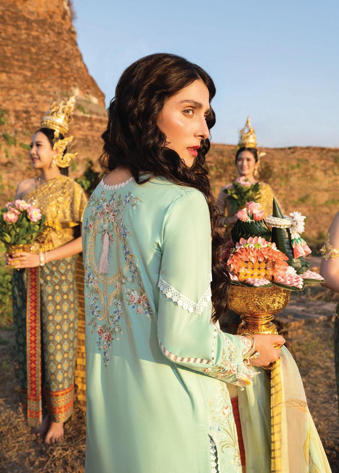 Lawana by Mushq Embroidered Lawn Suits Unstitched 3 Piece MQ23L MSL-23-11 Parinya - Spring / Summer Collection