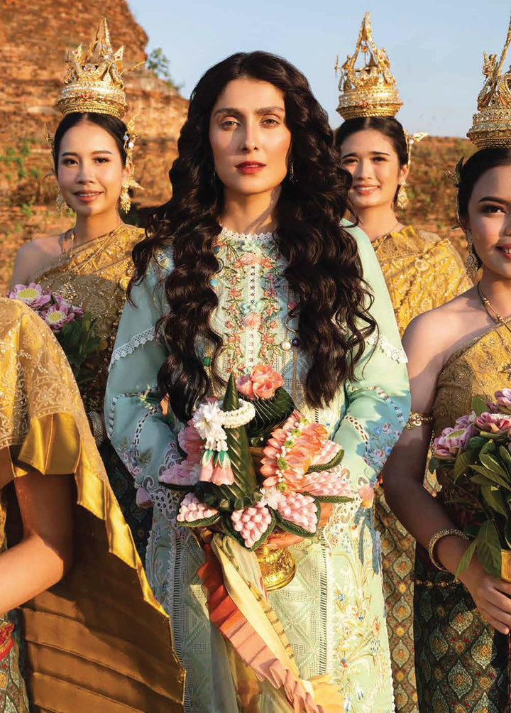 Lawana by Mushq Embroidered Lawn Suits Unstitched 3 Piece MQ23L MSL-23-11 Parinya - Spring / Summer Collection