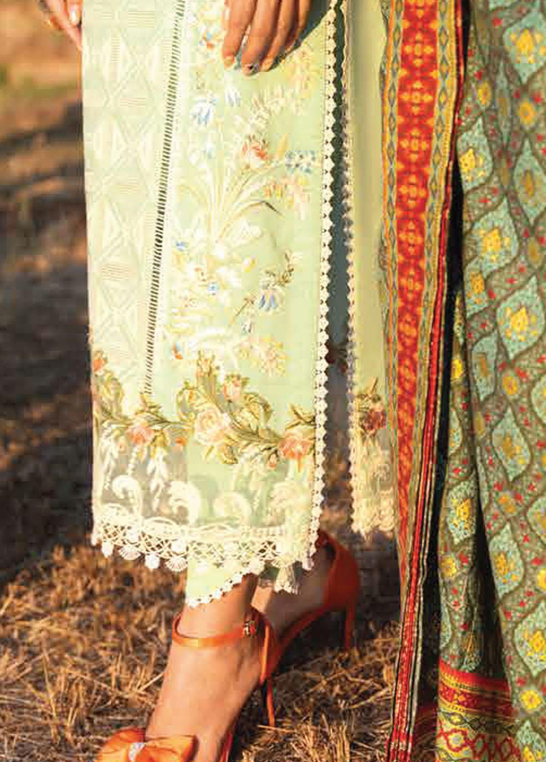 Lawana by Mushq Embroidered Lawn Suits Unstitched 3 Piece MQ23L MSL-23-11 Parinya - Spring / Summer Collection