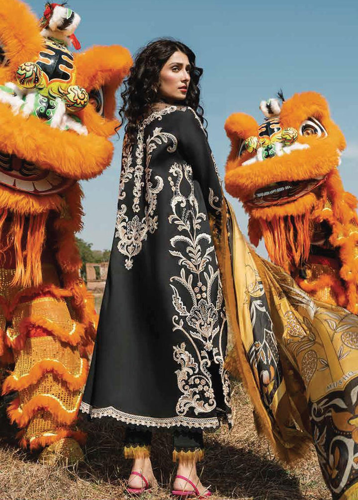 Lawana by Mushq Embroidered Lawn Suits Unstitched 3 Piece MQ23L MSL-23-13 Sawika - Spring / Summer Collection