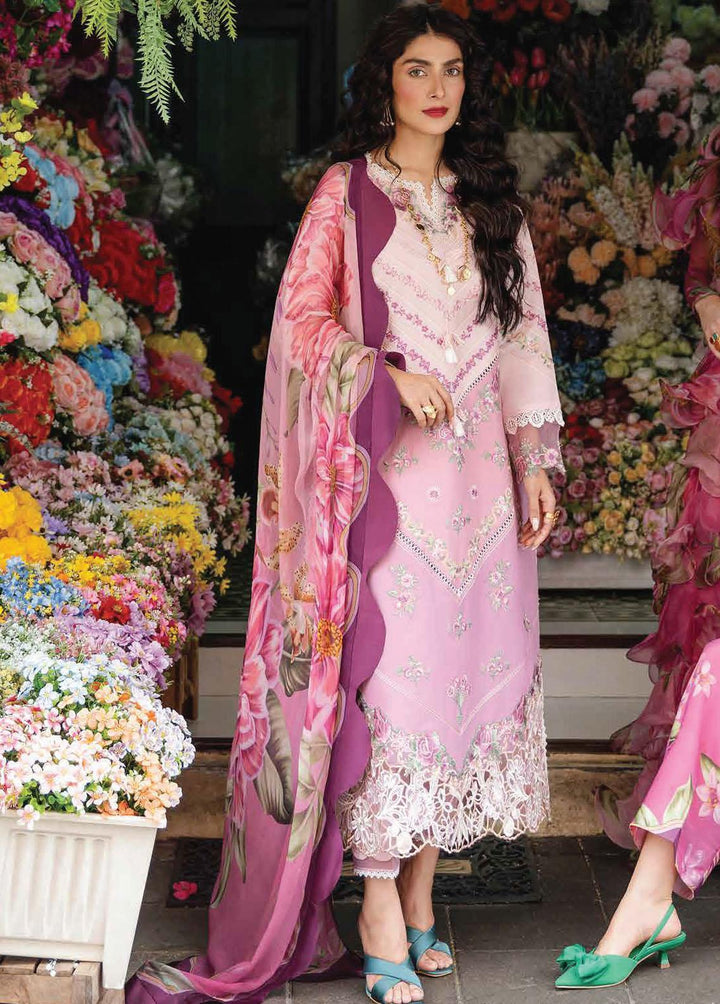 Lawana by Mushq Embroidered Lawn Suits Unstitched 3 Piece MQ23L MSL-23-14 Walia - Spring / Summer Collection