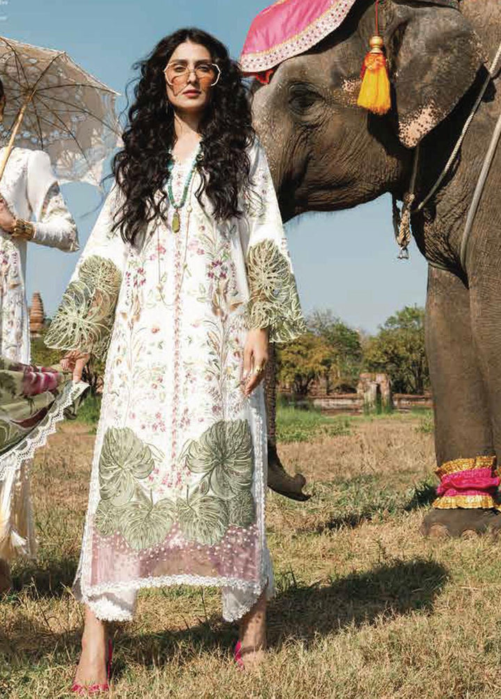 Lawana by Mushq Embroidered Lawn Suits Unstitched 3 Piece MQ23L MSL-23-15 Yanin - Spring / Summer Collection