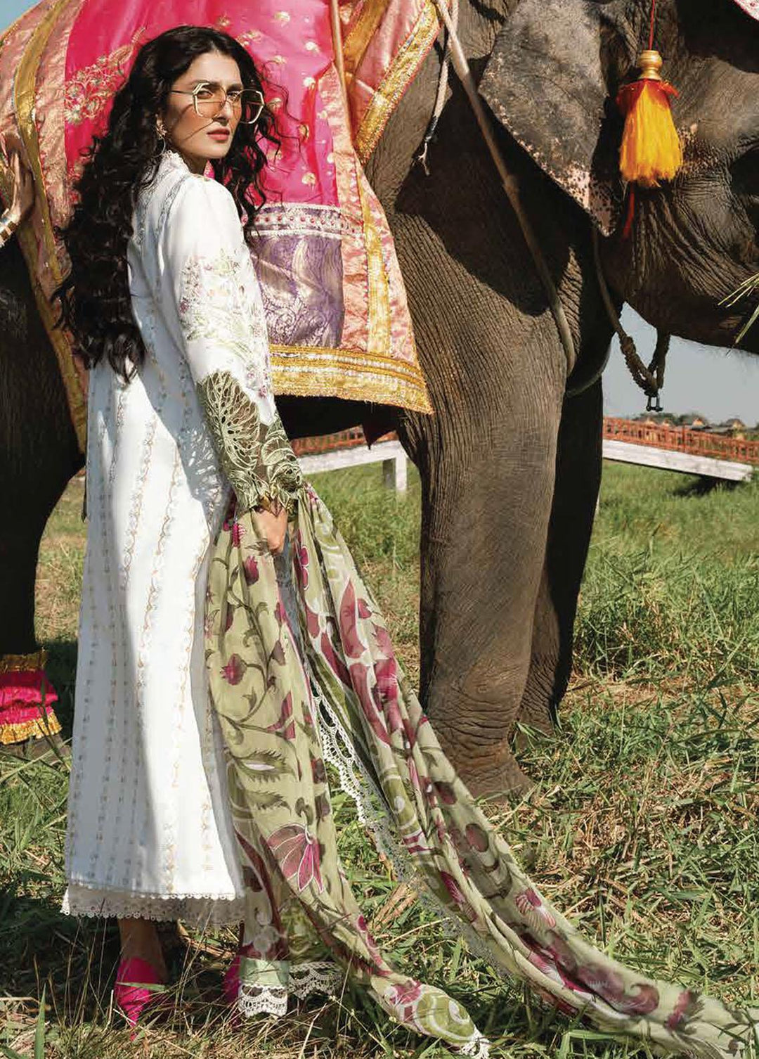 Lawana by Mushq Embroidered Lawn Suits Unstitched 3 Piece MQ23L MSL-23-15 Yanin - Spring / Summer Collection