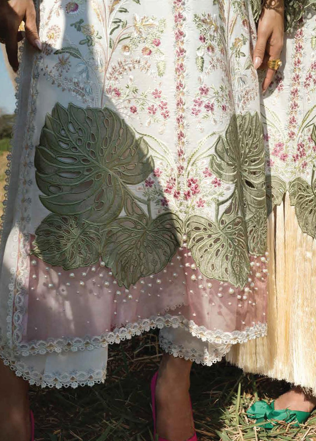 Lawana by Mushq Embroidered Lawn Suits Unstitched 3 Piece MQ23L MSL-23-15 Yanin - Spring / Summer Collection