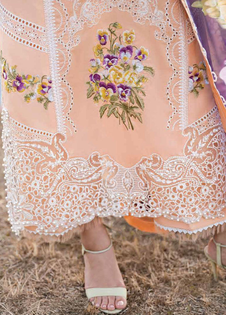 Lawana by Mushq Embroidered Lawn Suits Unstitched 3 Piece MQ23L MSL-23-16 Fah - Spring / Summer Collection