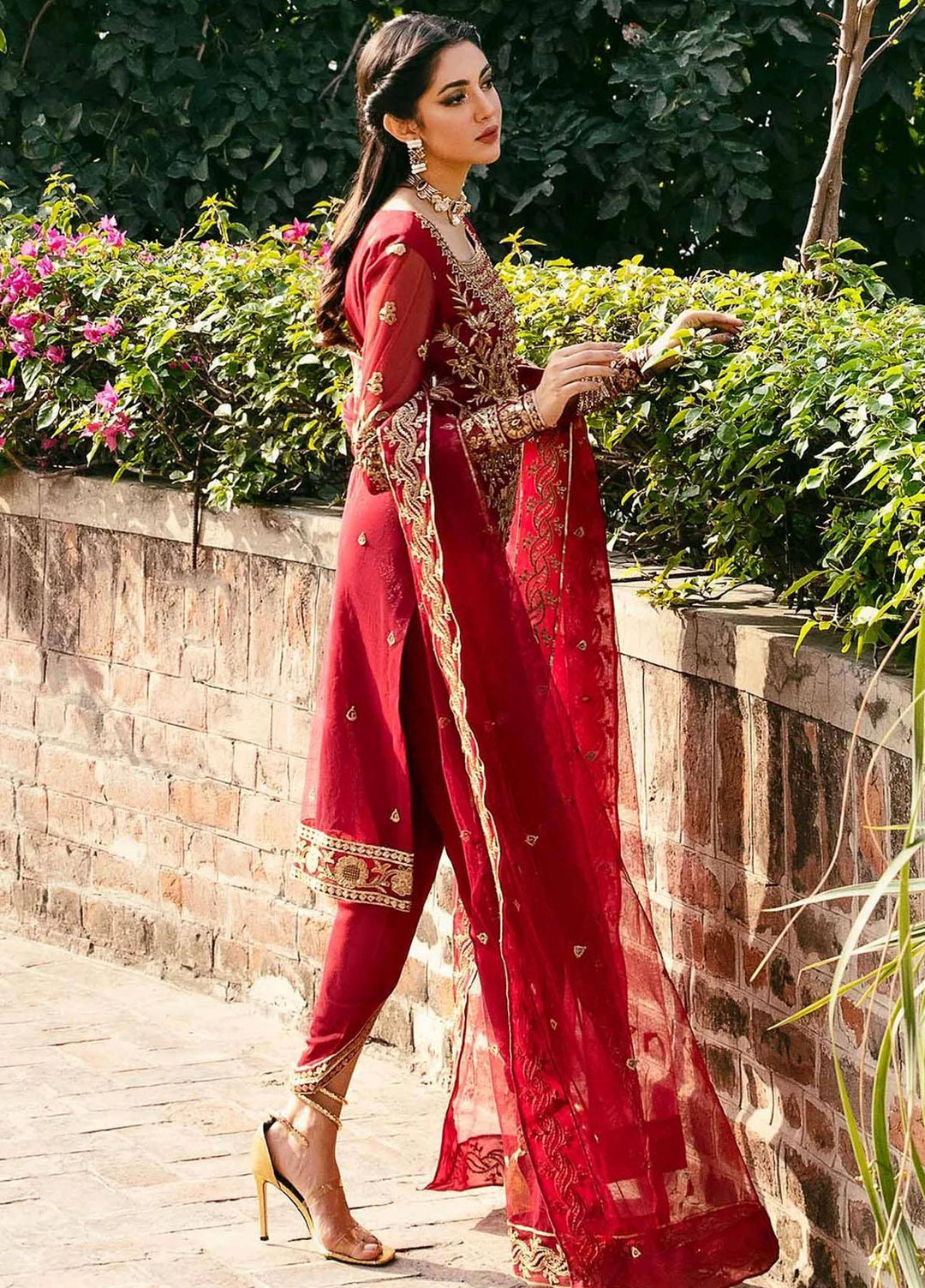 Layali Formals By Akbar Aslam Embroidered Net Suits Unstitched 4 Piece AA23L Omaira - Luxury Formal Collection