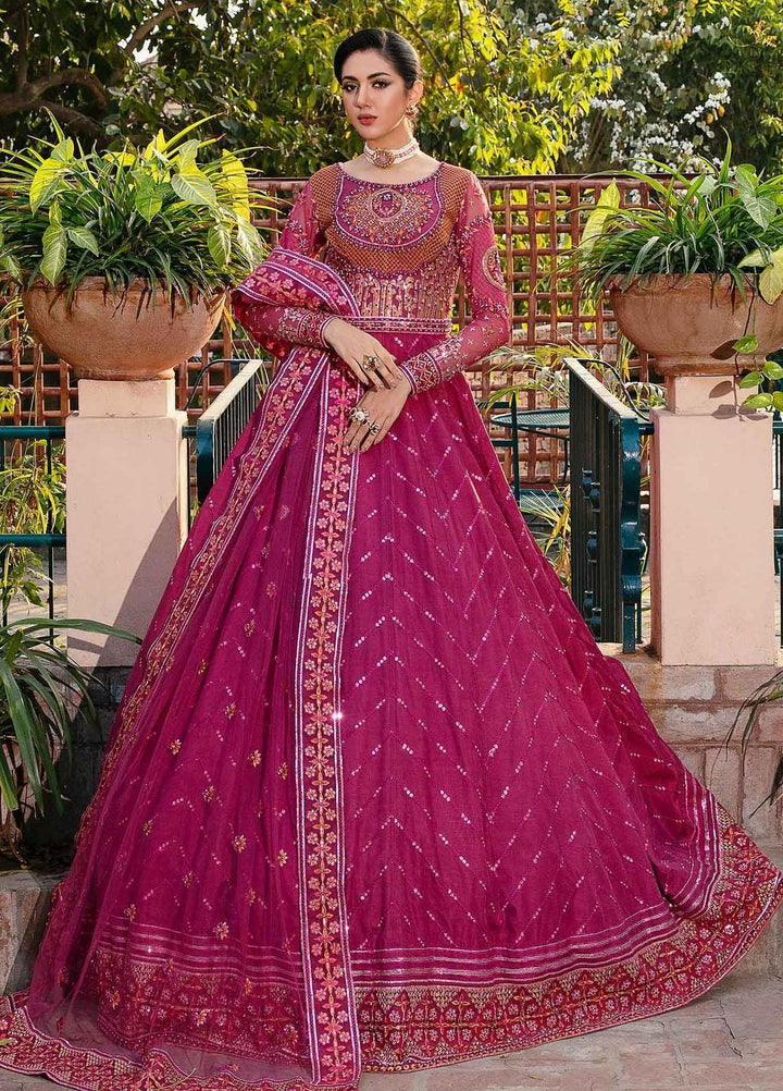 Layali Formals By Akbar Aslam Embroidered Net Suits Unstitched 3 Piece AA23L Cataleya - Luxury Formal Collection
