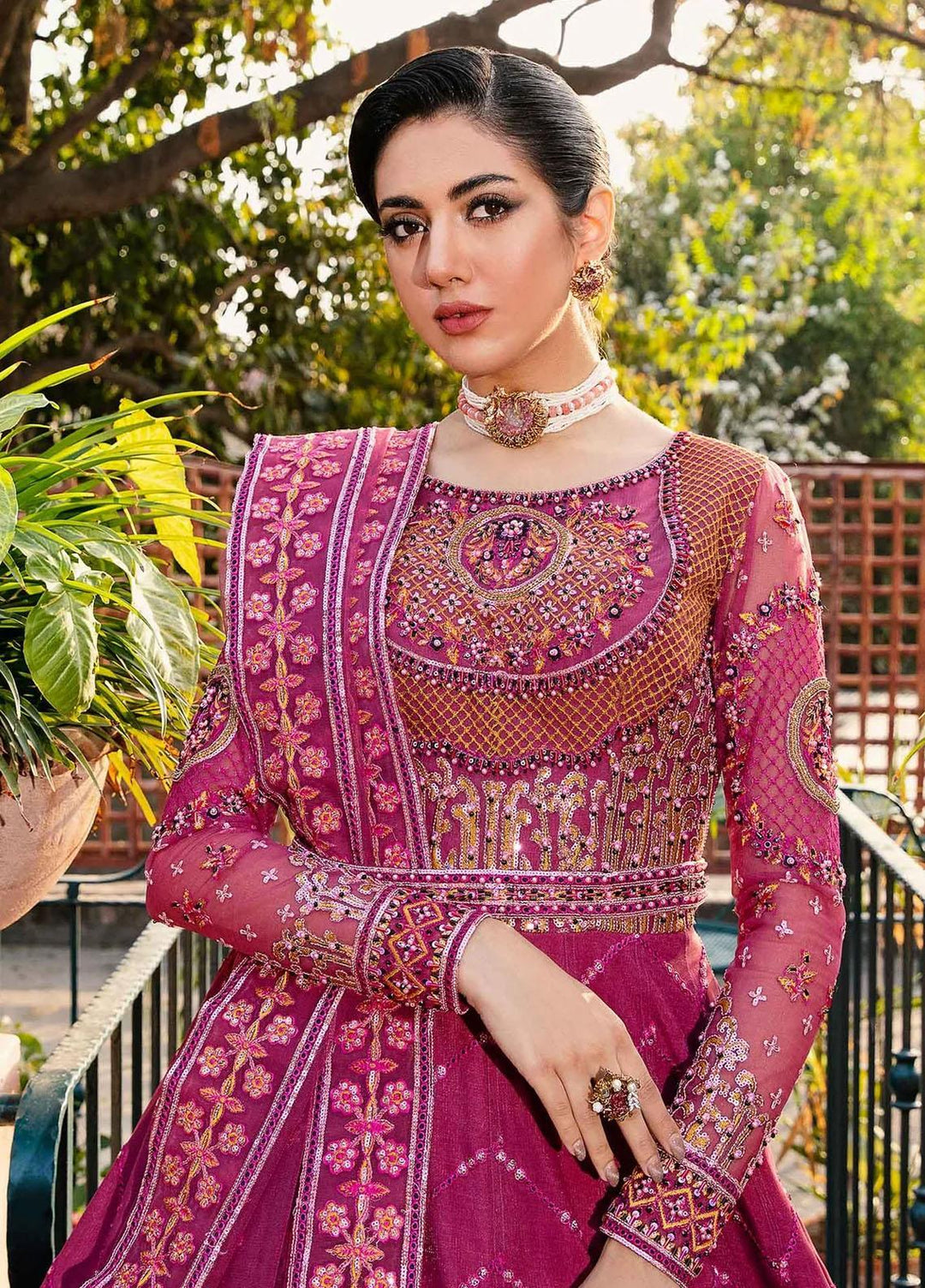 Layali Formals By Akbar Aslam Embroidered Net Suits Unstitched 3 Piece AA23L Cataleya - Luxury Formal Collection