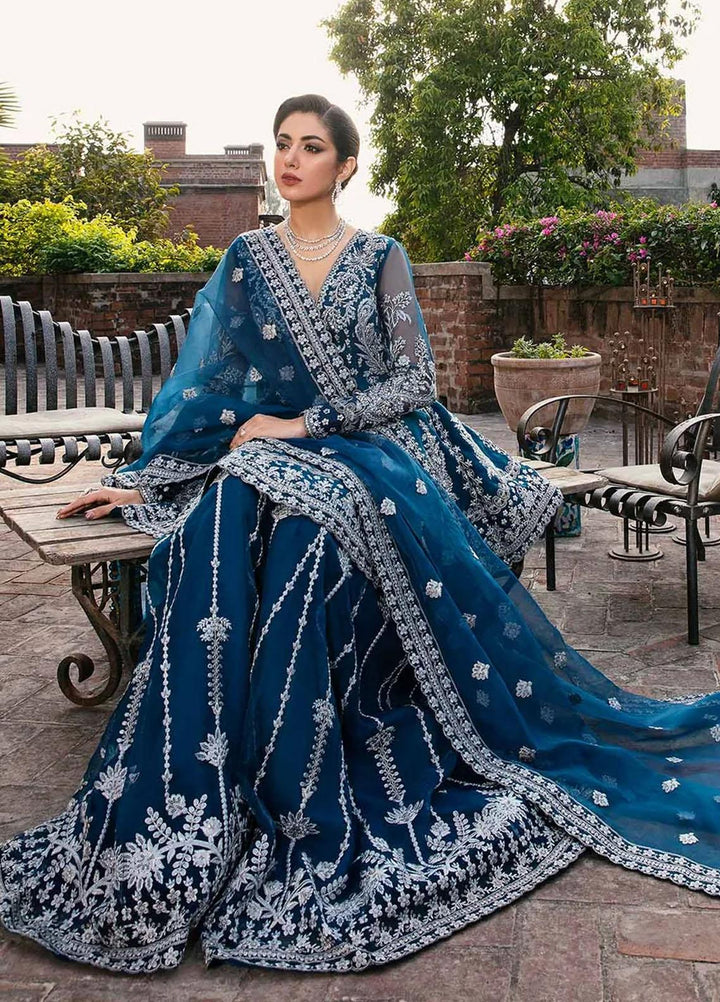 Layali Formals By Akbar Aslam Embroidered Organza Suits Unstitched 4 Piece AA23L Nayara - Luxury Formal Collection