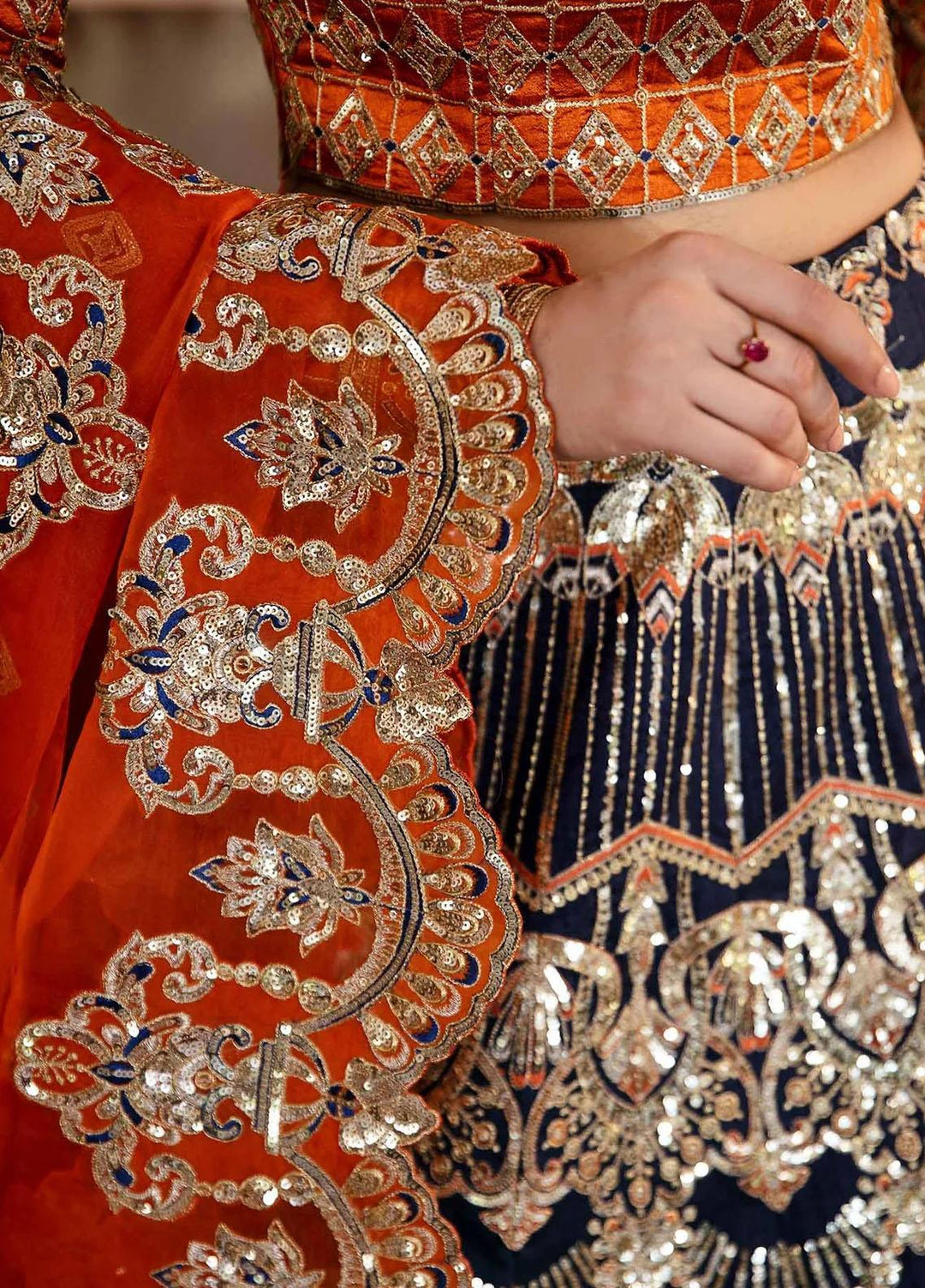 Layali Formals By Akbar Aslam Embroidered Raw Silk Suits Unstitched 3 Piece AA23L Sirena - Luxury Formal Collection