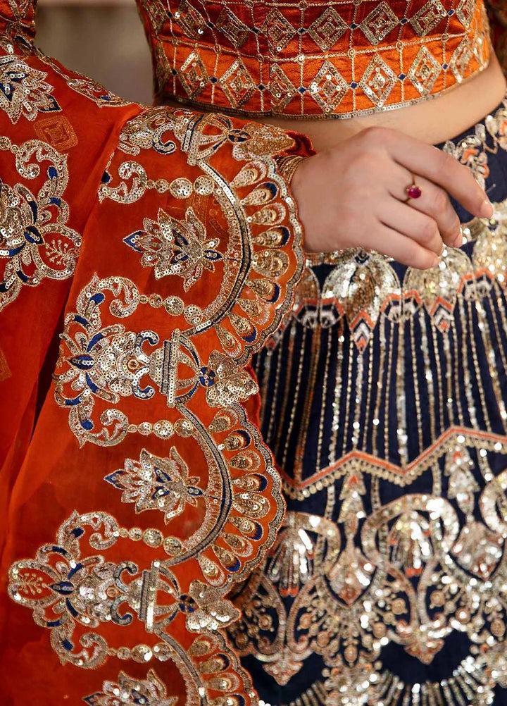 Layali Formals By Akbar Aslam Embroidered Raw Silk Suits Unstitched 3 Piece AA23L Sirena - Luxury Formal Collection