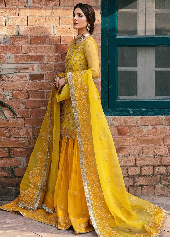 Layali Formals By Akbar Aslam Embroidered Organza Suits Unstitched 4 Piece  Cailin - Luxury Collection