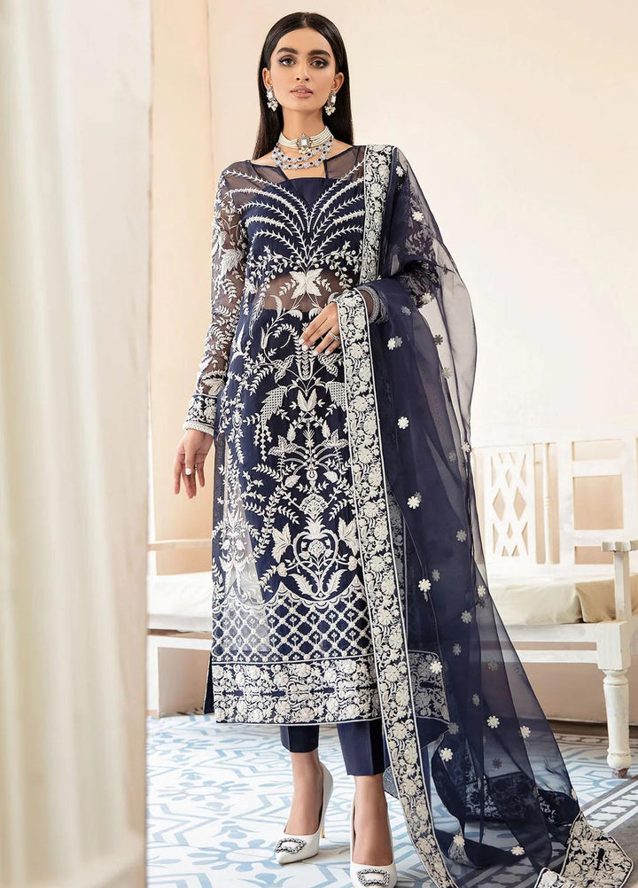 Layali Formals By Akbar Aslam Embroidered Organza Suits Unstitched 4 Piece  Dara - Luxury Collection