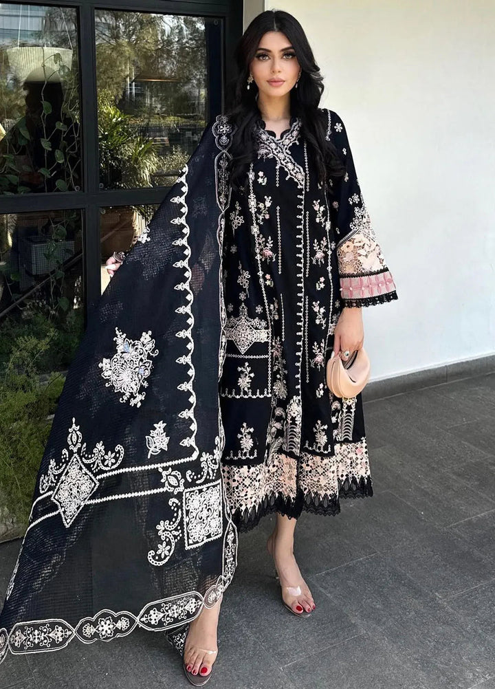 Qalamkar Embroidered Chikankari Suits Unstitched 3 Piece QLM24C KM-08 Lise - Eid Collection