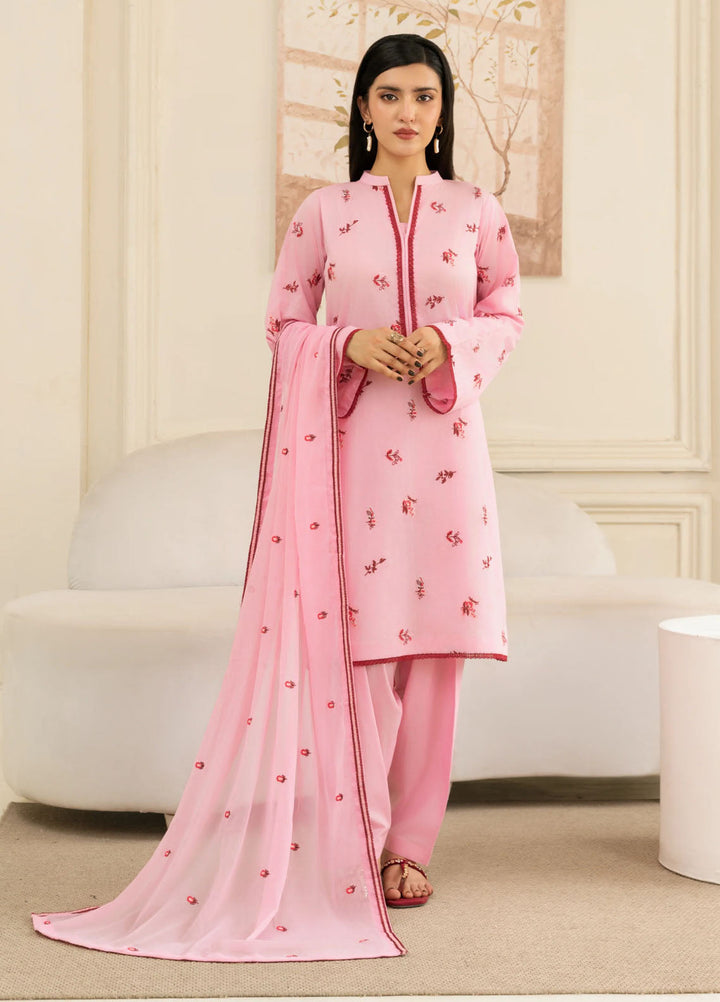Leena Fatima Pret Embroidered Lawn 3 Piece Suit LF-SS25-12