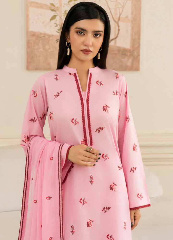 Leena Fatima Pret Embroidered Lawn 3 Piece Suit LF-SS25-12