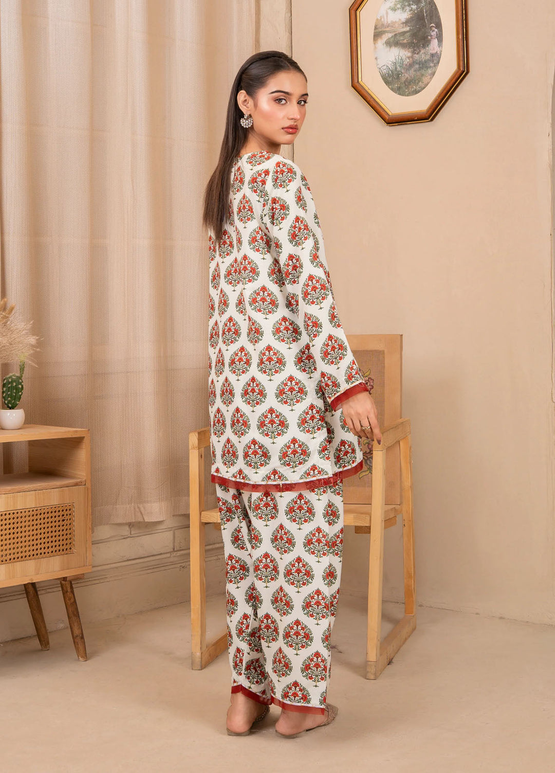 Leena Fatima Pret Printed Cambric 2 Piece Suit LF-SS25-04